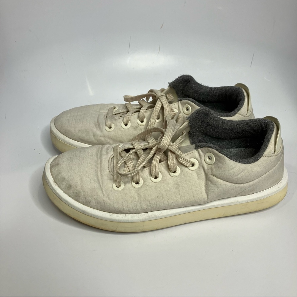 Allbirds men’s wool piper sneakers tan cream size‎ 9